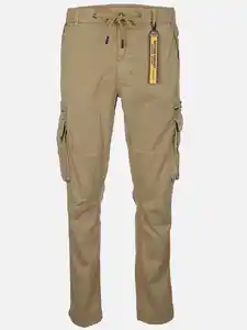 Herren Cargohose mit Komfortbund Beige