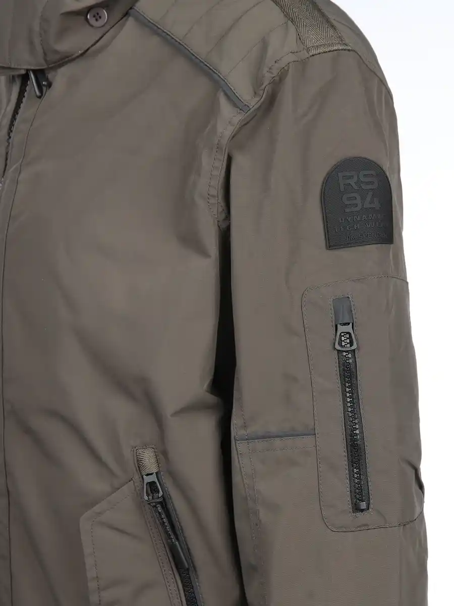 Bild 4 von Herren Funktionsblouson mit Kapuze Oliv