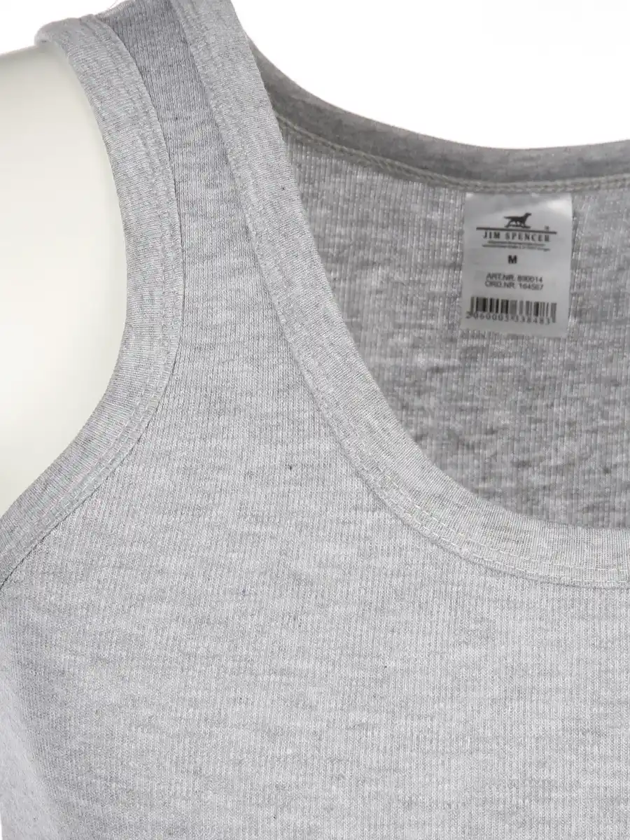 Bild 3 von Herren Bio Unterhemd im 2er Pack Grau