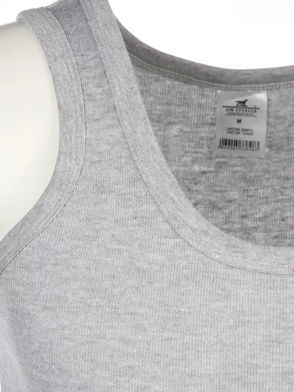 Bild 3 von Herren Bio Unterhemd im 2er Pack Grau