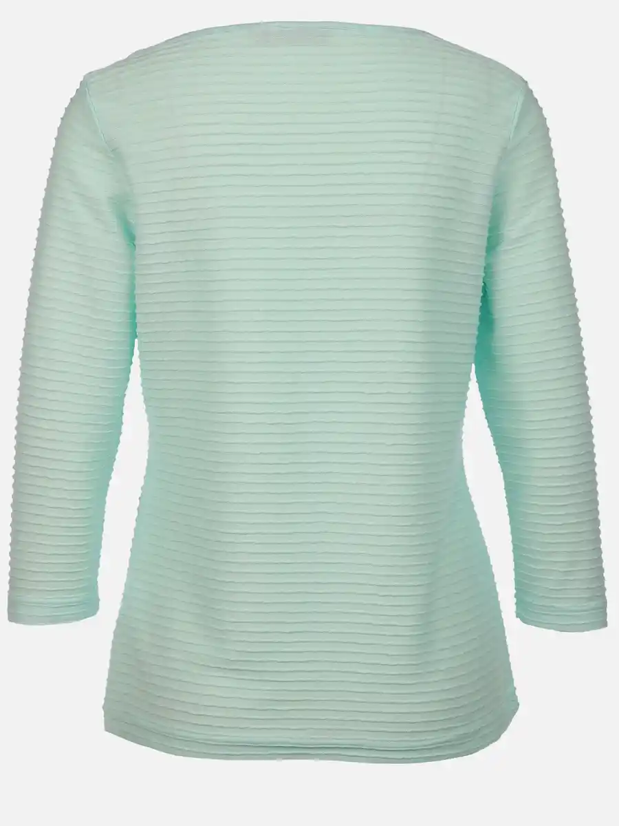 Bild 2 von Damen Strukturshirt mit 3/4 Arm Grün