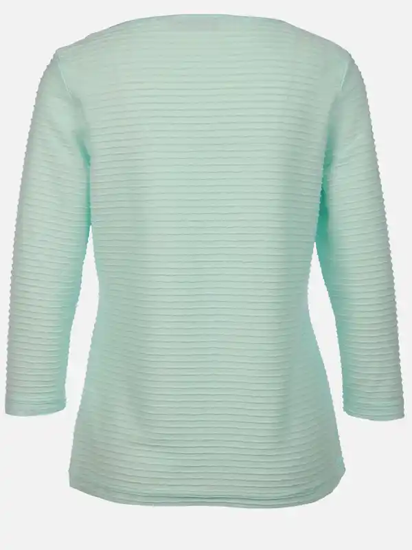 Bild 2 von Damen Strukturshirt mit 3/4 Arm Grün