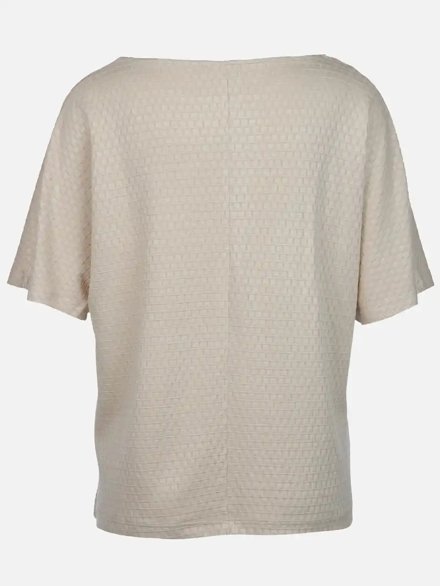 Bild 2 von Damen Struktur Shirt Beige