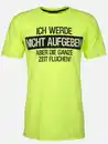 Bild 1 von Herren T-Shirt mit lustigen Sprüchen Gelb