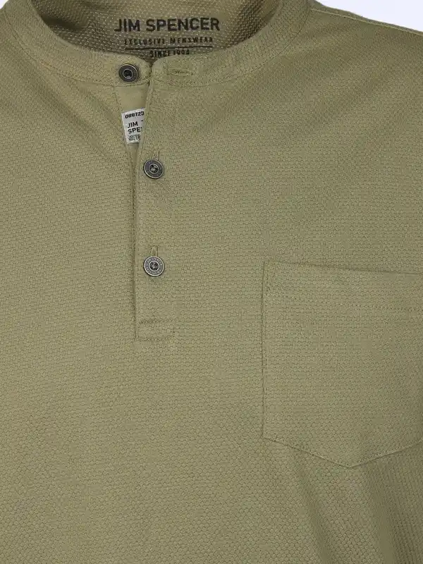 Bild 3 von Herren Shirt mit Brusttasche Oliv