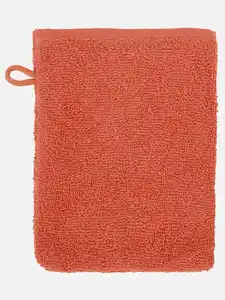 Waschhandschuh unifarben 16x21cm Orange