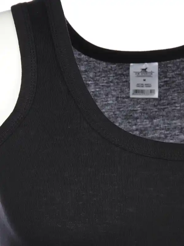 Bild 3 von Herren Bio Unterhemd im 2er Pack Schwarz