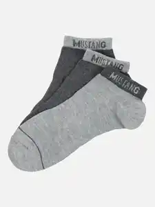 Herren Sneaker Socken im 3er Pack Grau