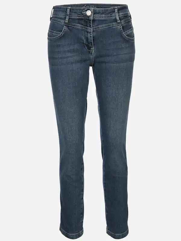 Bild 1 von Damen Jeans mit Ziersteinchen Blau