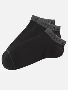 Herren Sneaker Socken im 3er Pack Schwarz