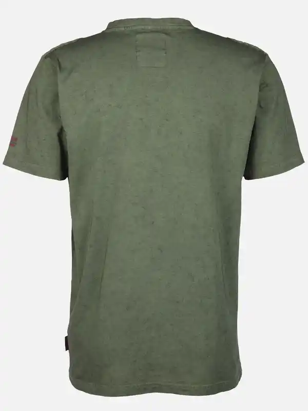 Bild 2 von Herren Henleyshirt im Used Look Oliv