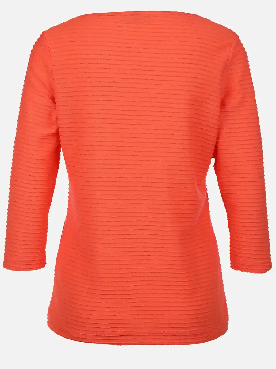 Bild 2 von Damen Strukturshirt mit 3/4 Arm Orange