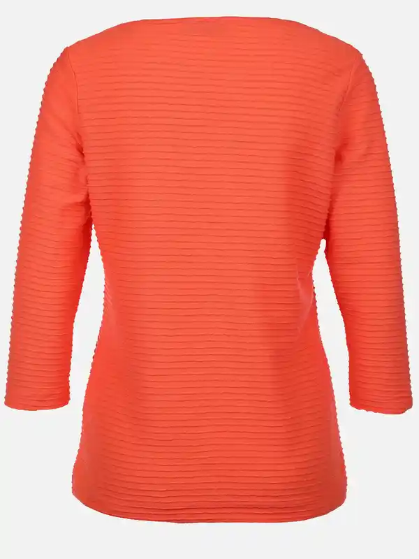 Bild 2 von Damen Strukturshirt mit 3/4 Arm Orange