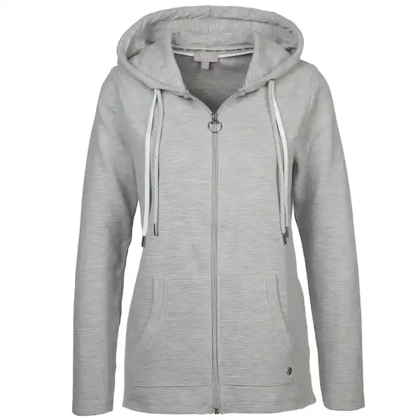 Bild 1 von Damen Sweatjacke mit Kapuze Grau