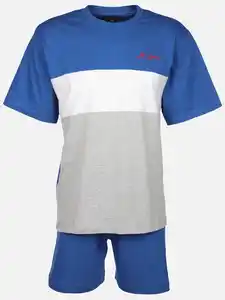 Herren Pyjama Blau