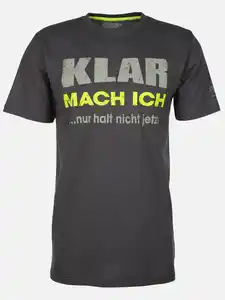 Herren T-Shirt mit lustigen Sprüchen Grau