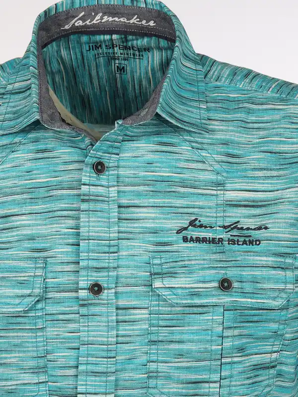 Bild 3 von Herren Freizeithemd Türkis