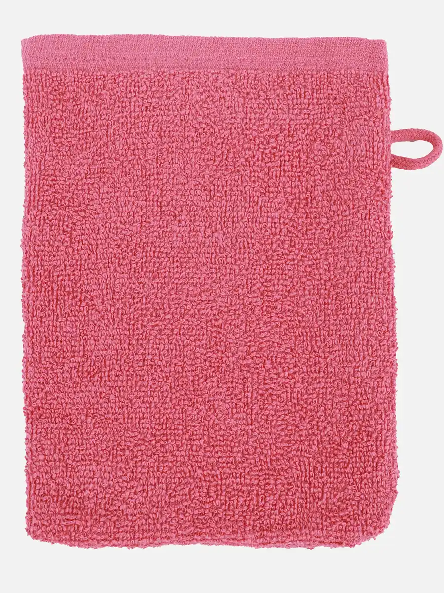 Bild 2 von Waschhandschuh unifarben 16x21cm Pink