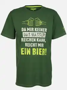 Herren Shirt mit Spruch Grün