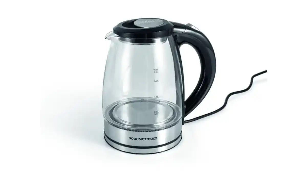 Bild 1 von GOURMETmaxx Glas-Wasserkocher 1,8l