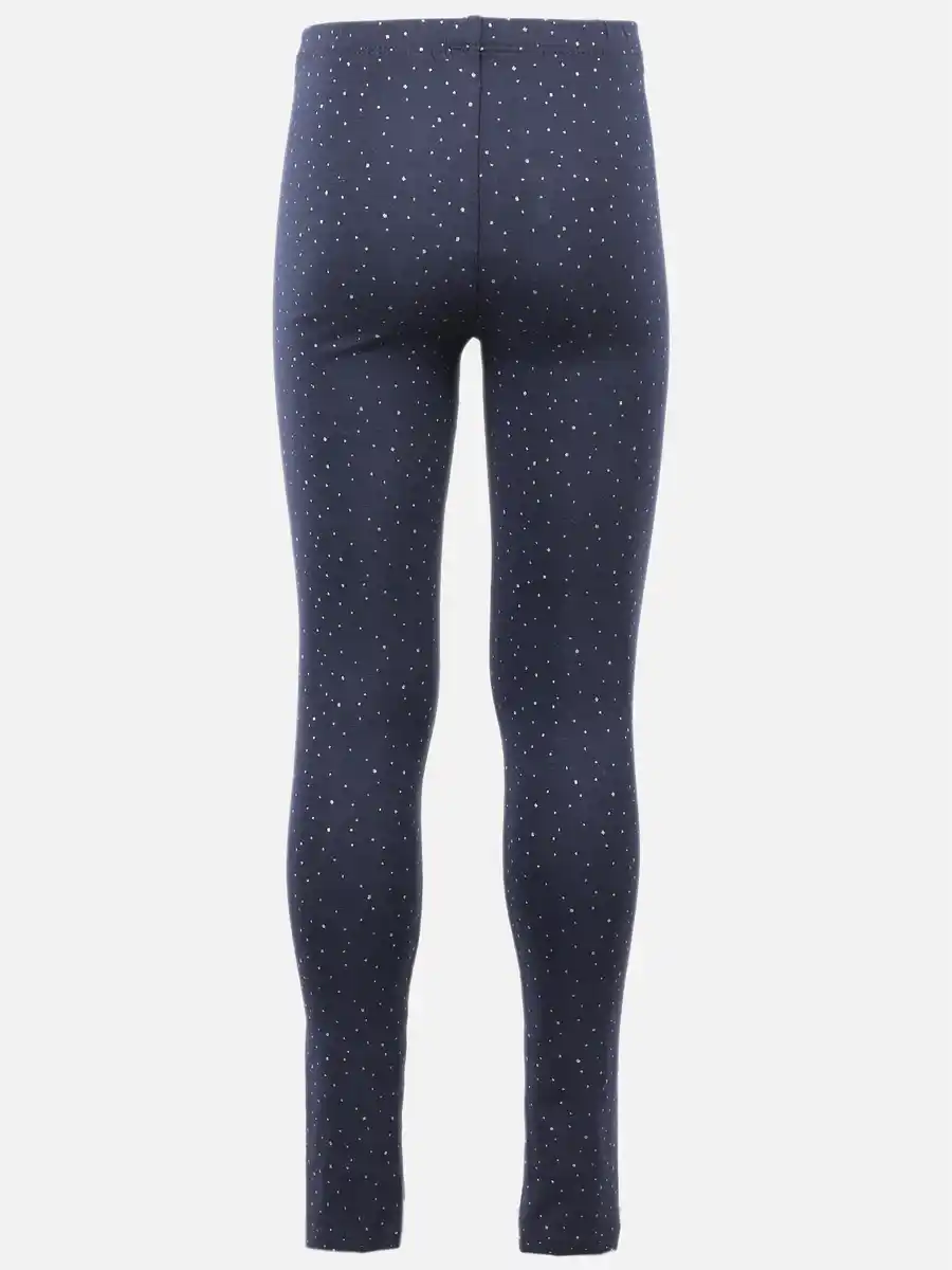 Bild 2 von Mädchen Leggings mit Glitzerpünktchen Marine