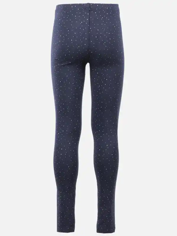 Bild 2 von Mädchen Leggings mit Glitzerpünktchen Marine