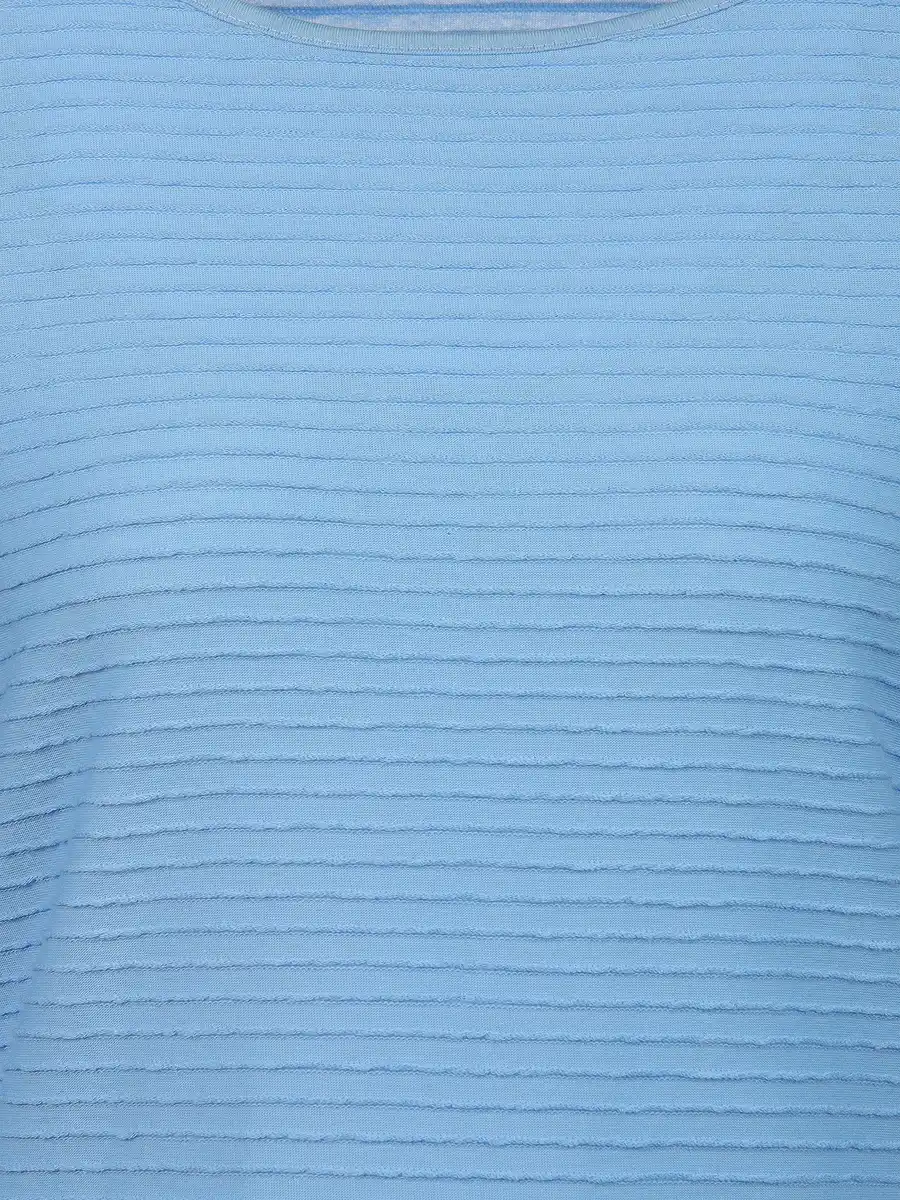 Bild 3 von Damen Strukturshirt mit 3/4 Arm Blau