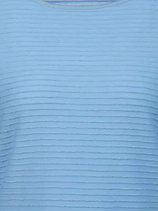 Bild 3 von Damen Strukturshirt mit 3/4 Arm Blau