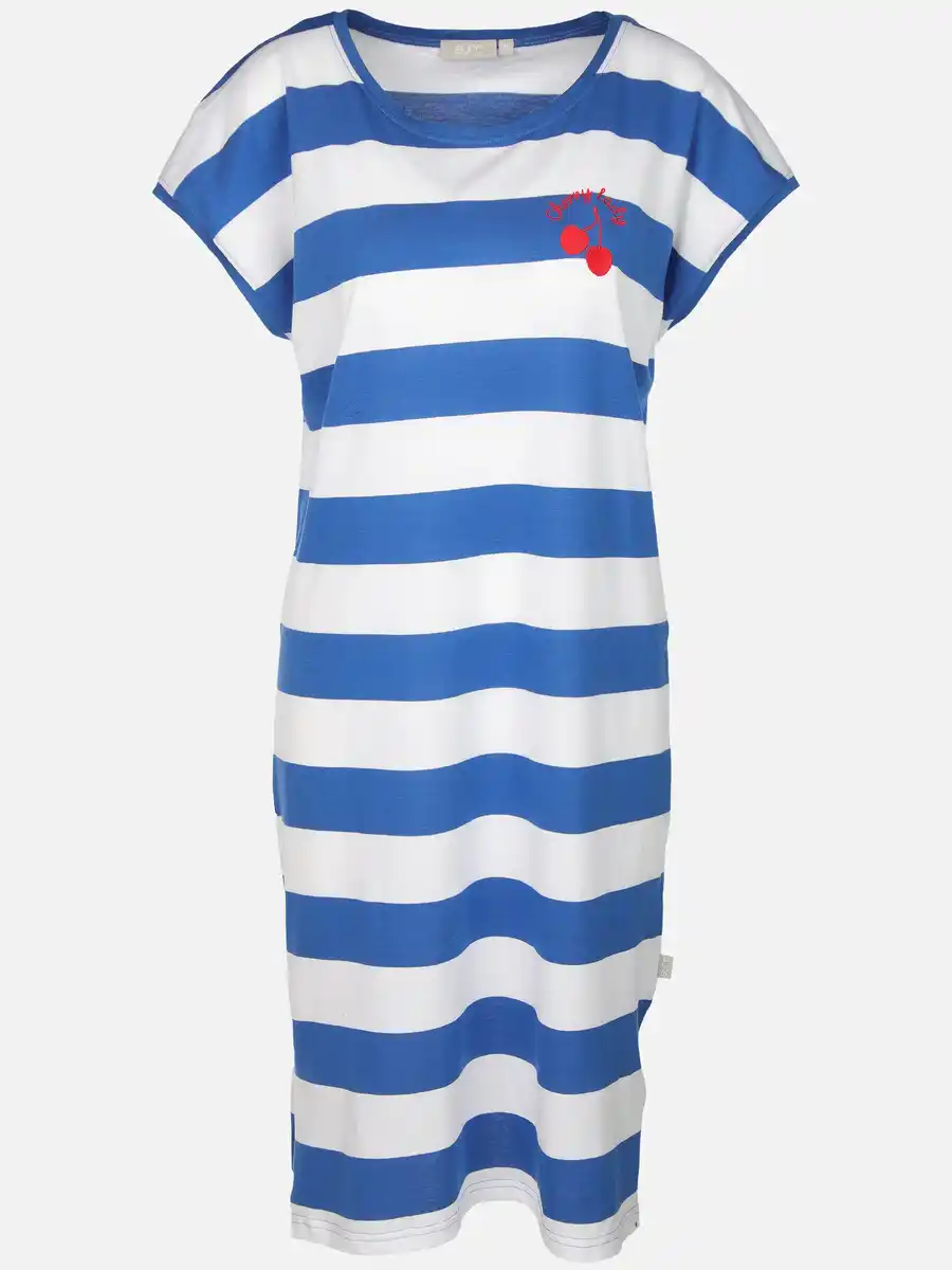 Bild 1 von Damen Nachtshirt mit Streifen Weiß