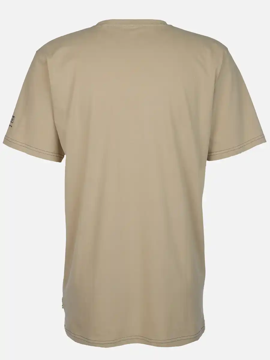 Bild 2 von Herren Shirt mit Spruch Beige