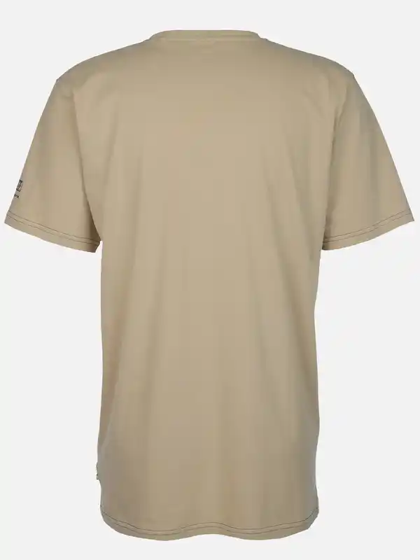 Bild 2 von Herren Shirt mit Spruch Beige