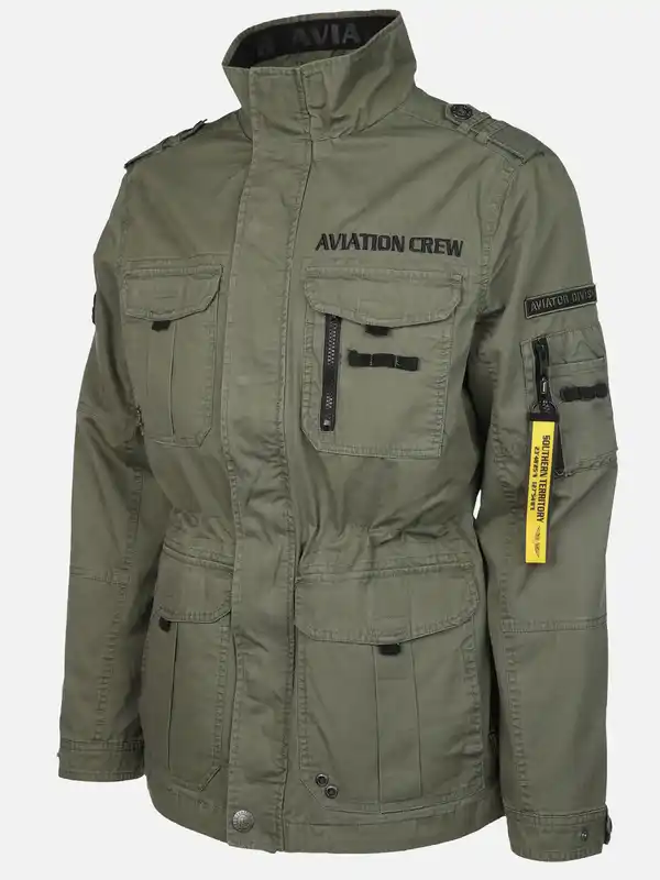 Bild 3 von Herren Fieldjacket mit vielen Taschen Oliv