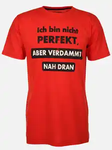 Herren T-Shirt mit lustigen Sprüchen Orange