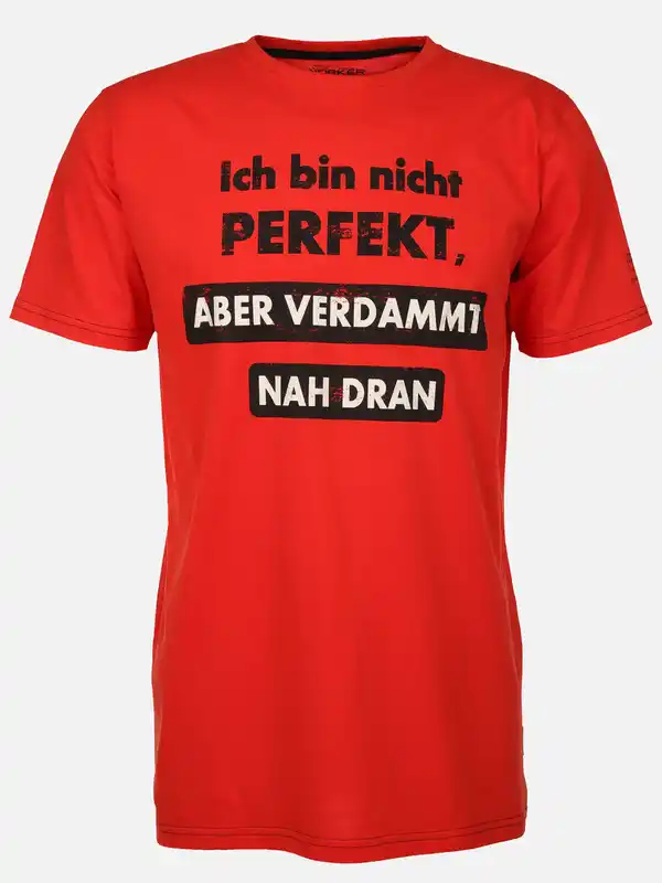 Bild 1 von Herren T-Shirt mit lustigen Sprüchen Orange