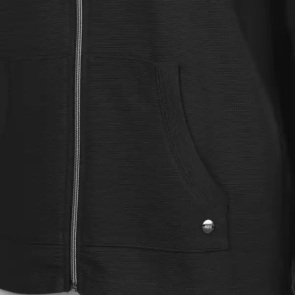 Bild 3 von Damen Sweatjacke mit Kapuze Schwarz