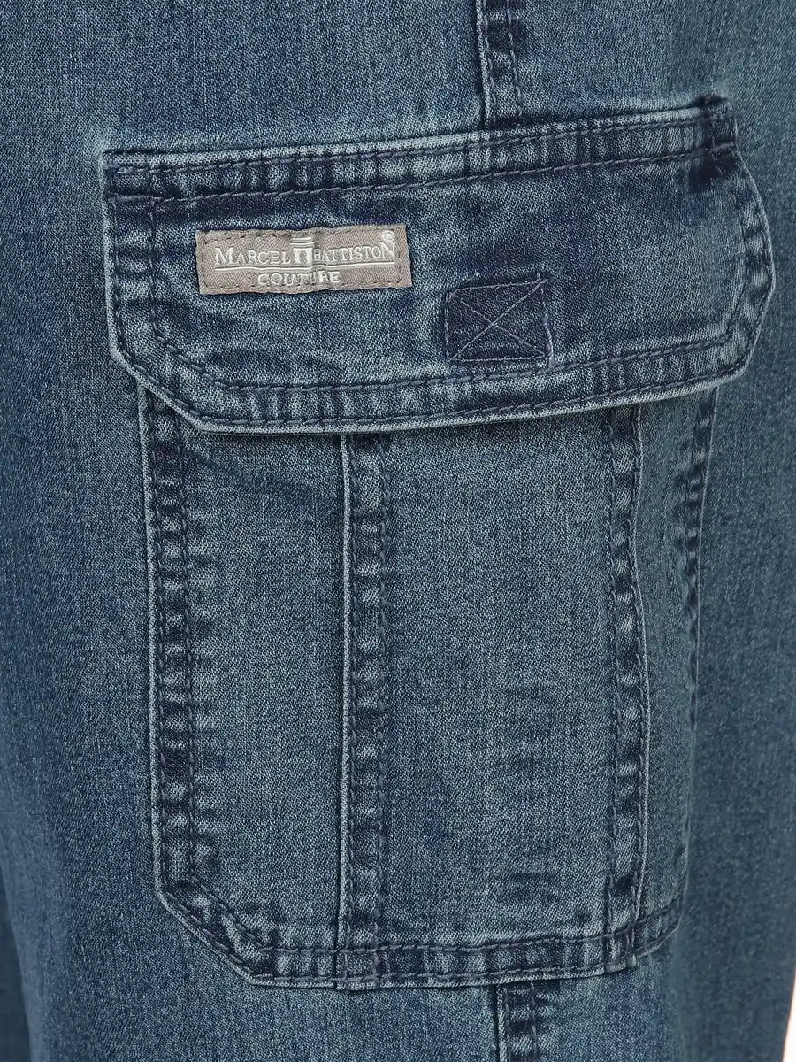 Bild 4 von Herren Schlupfhose im Cargo Look Blau