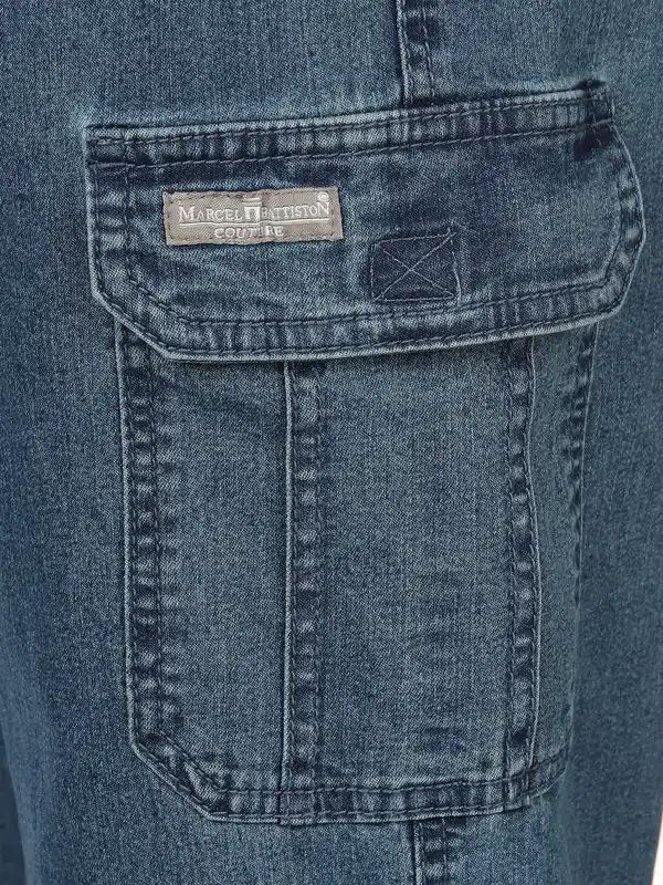 Bild 4 von Herren Schlupfhose im Cargo Look Blau