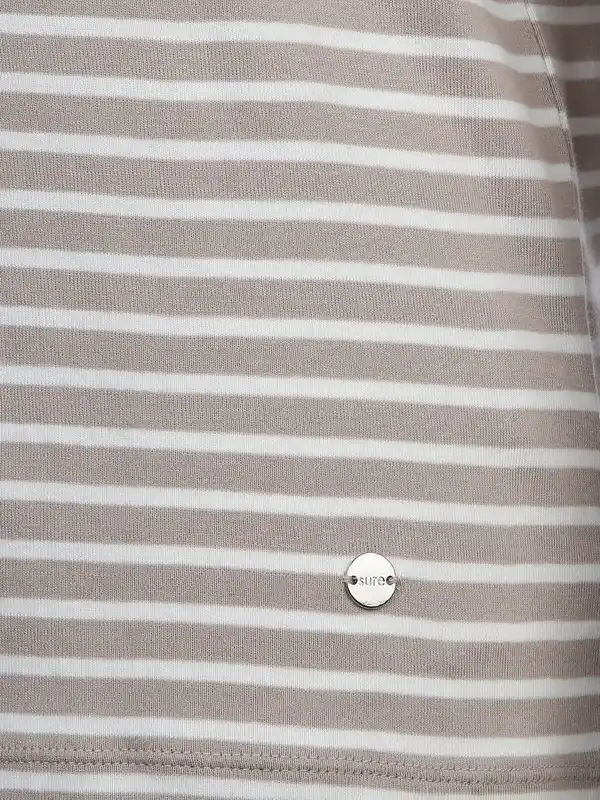 Bild 3 von Damen Streifenshirt mit 3/4 Arm Beige