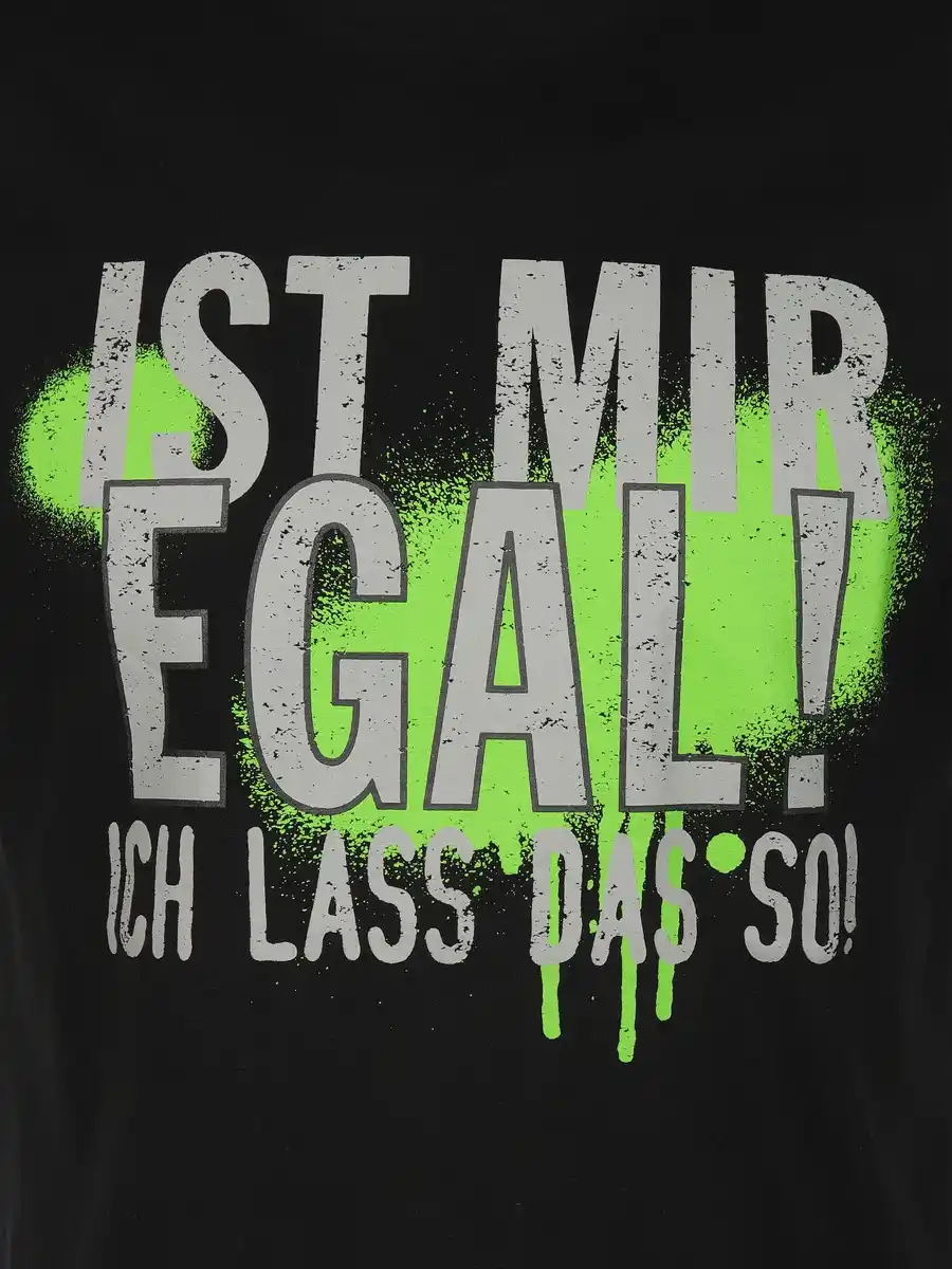 Bild 3 von Herren T-Shirt mit lustigen Sprüchen Schwarz