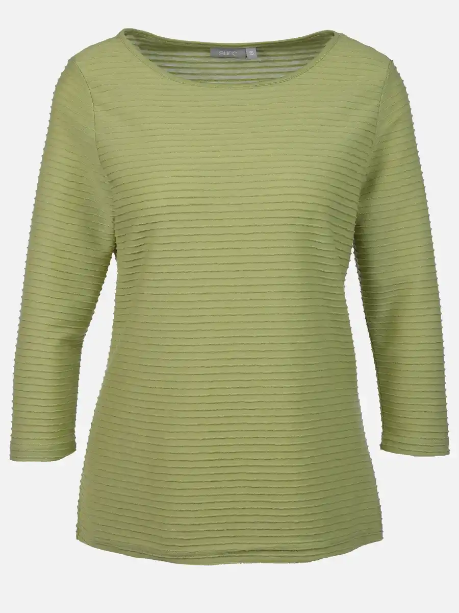 Bild 1 von Damen Strukturshirt mit 3/4 Arm Grün