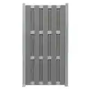 Bild 1 von toom Zaunelement 'Jan' WPC/Aluminium grau 90 x 180 cm