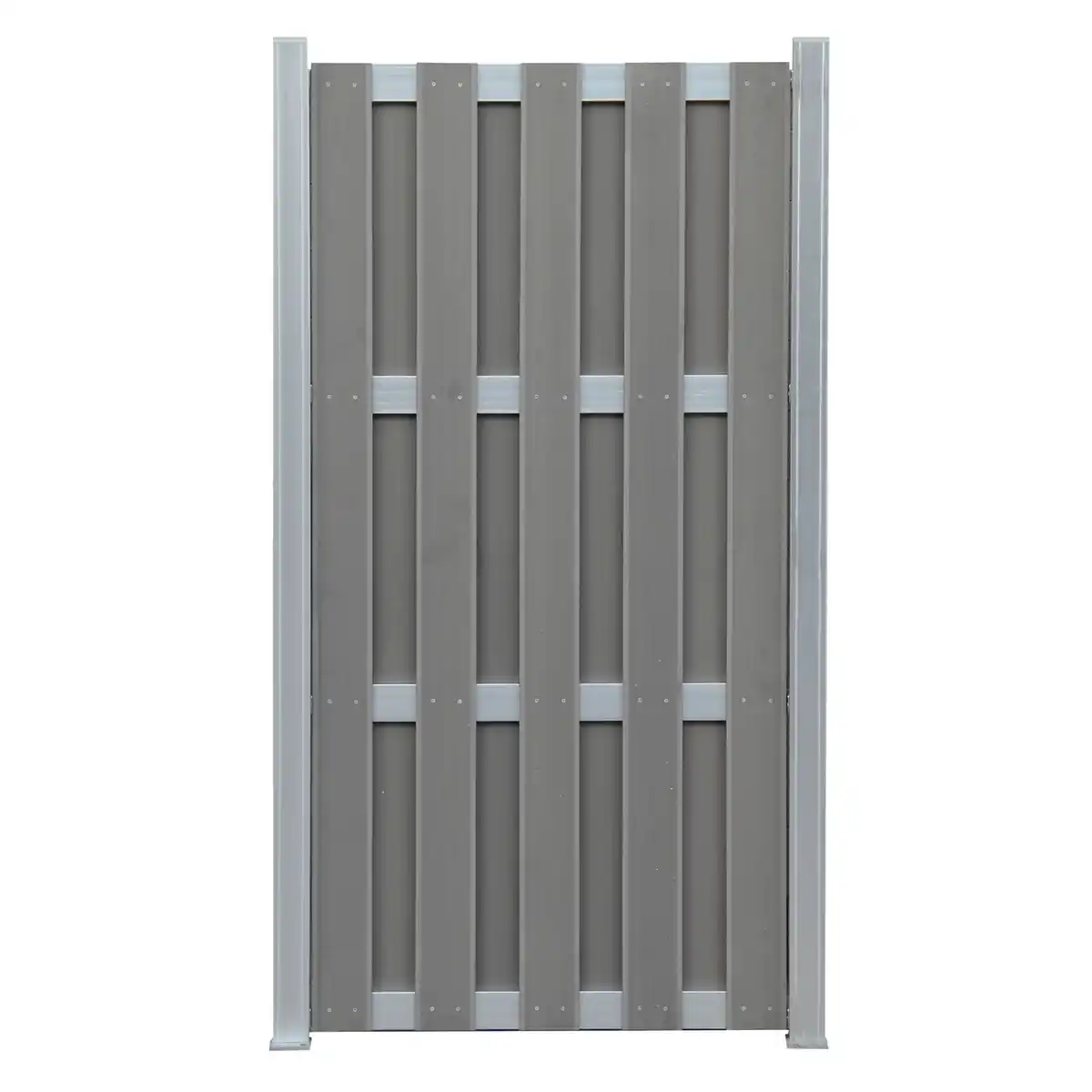 Bild 1 von toom Zaunelement 'Jan' WPC/Aluminium grau 90 x 180 cm