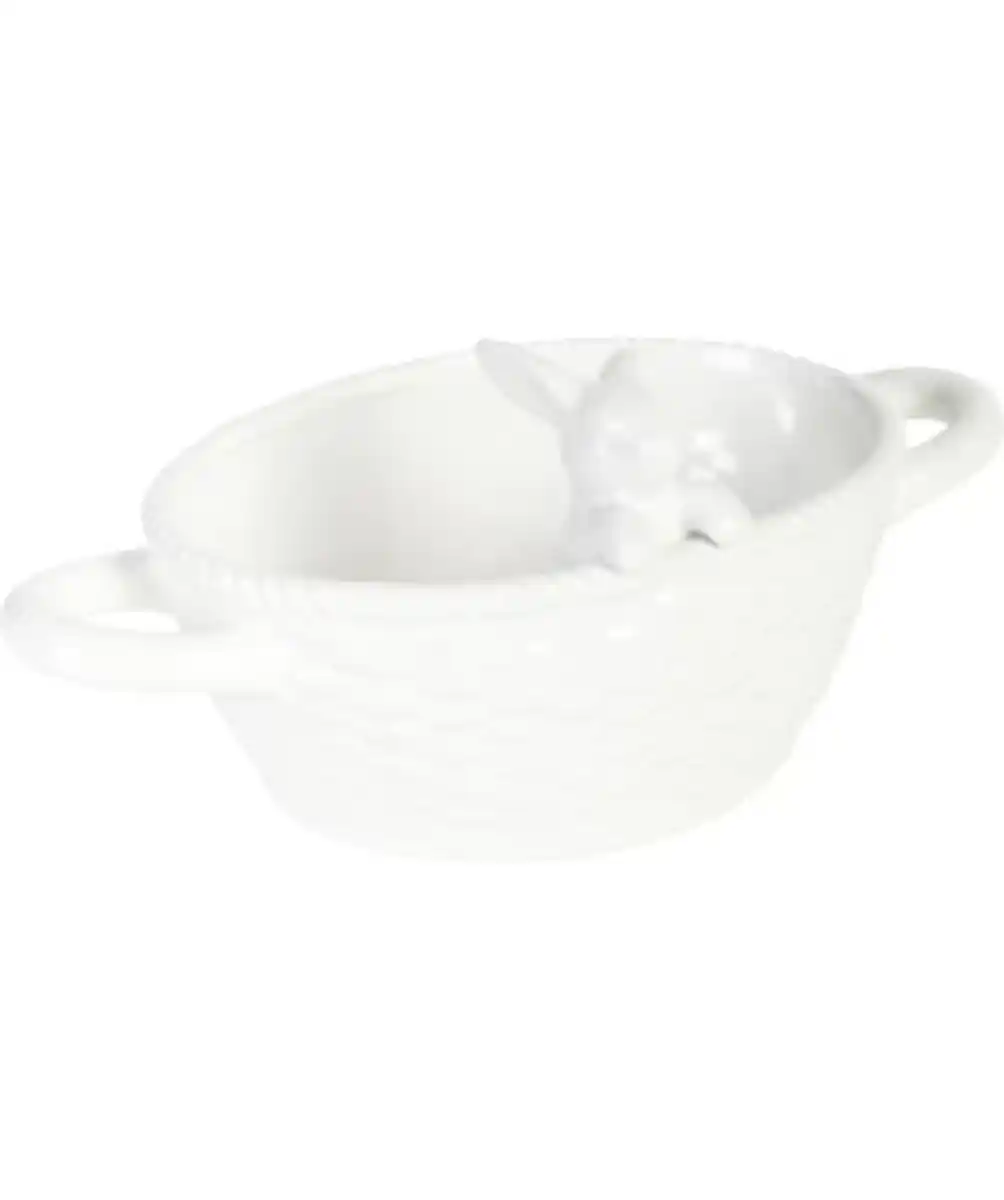 Bild 1 von Deko-Osterkörbchen, weiß