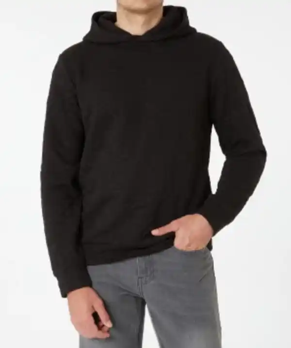 Bild 1 von Sport-Sweatshirt mit Kapuze, schwarz