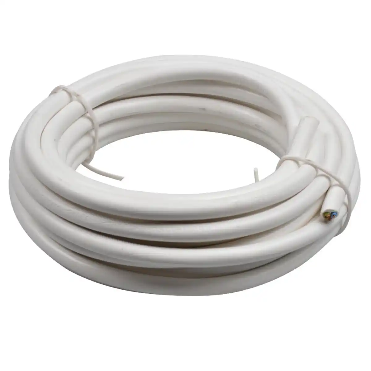 Bild 1 von Schlauchleitung H03VV-F 3G 3 x 0,75 mm² 5 m PVC rund weiß