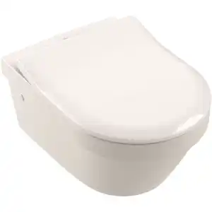 Villeroy & Boch Wand-WC-Set 'Targa Design Plus' spülrandlos weiß 37 x 34,5 x 53 cm