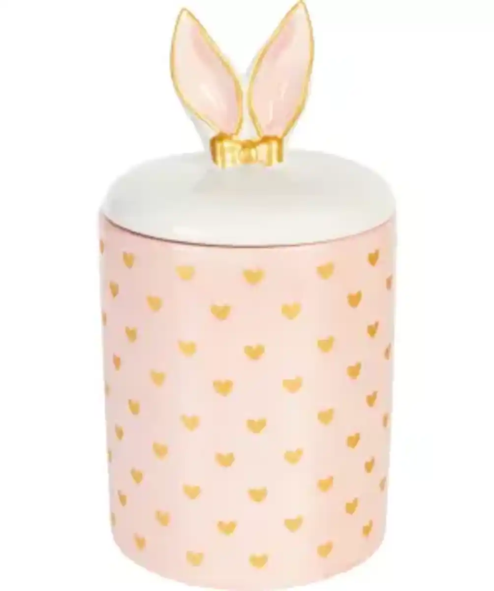 Bild 1 von Aufbewahrungsdose Ostern, rosa/weiß