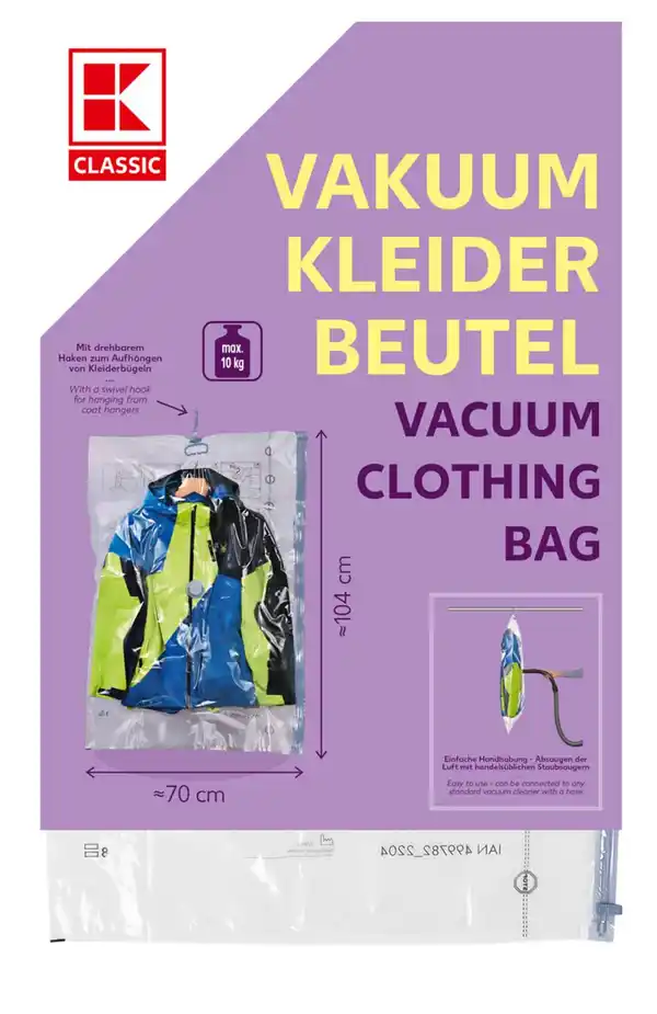 Bild 1 von K-CLASSIC Vakuum-Kleiderbeutel