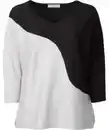 Bild 1 von Zweifarbiger Pullover, grau/schwarz