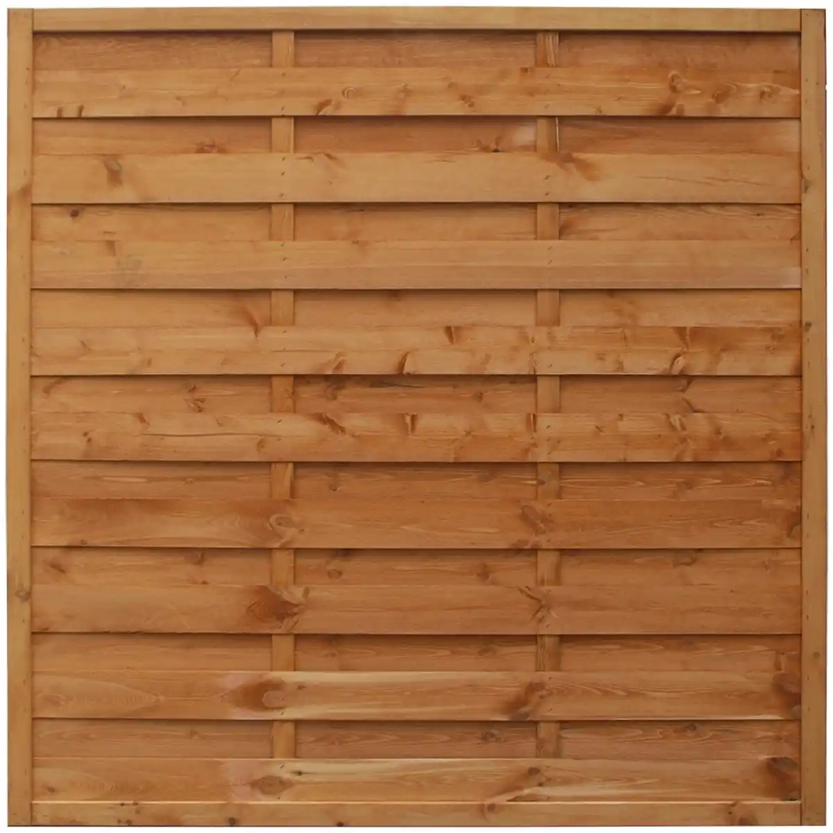 Bild 1 von Sichtschutzzaun-Element Honigfarben lasiert 180 cm x 180 cm